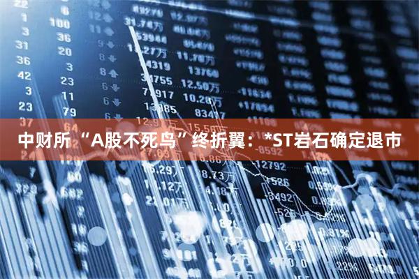 中财所 “A股不死鸟”终折翼：*ST岩石确定退市